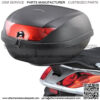 Motorcycle Scooter Top Box Tail Trunk Luggage Box, 51 Lt Capacity, Can Store 2 Helmets - Image 4