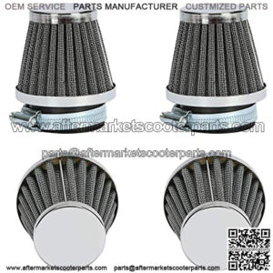 Motorcycle Air Filters Round Tapered Clamp-on Pod Intake Filter Cleaner for Yamaha Honda Suzuki Kawasaki Dirt Bike ATV Moped Pit Bike Scooter Vintage(54mm)
