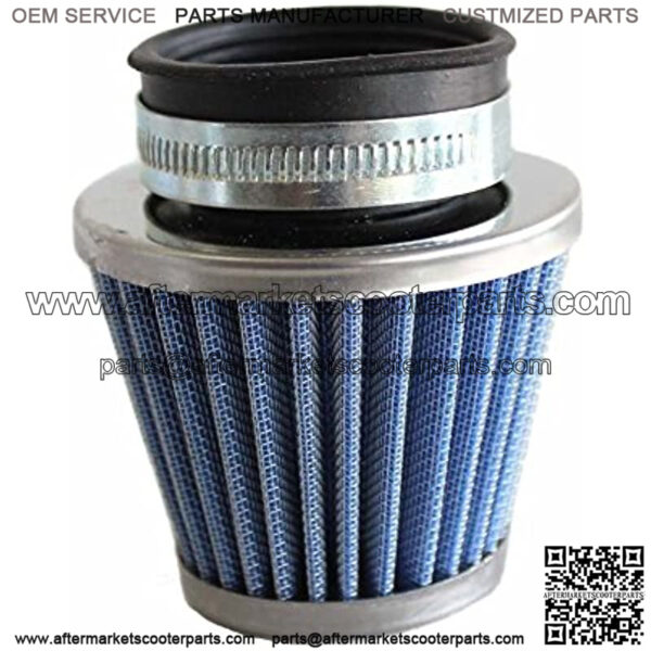 Poweka 00084 Blue New 39mm Air Filter Gy6 Moped Scooter ATV Dirt Bike Motorcycle 50cc 110cc 125cc 150cc 200cc
