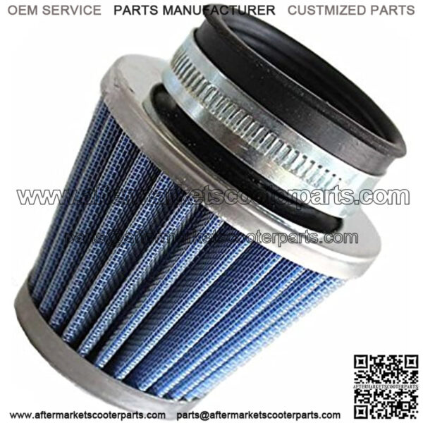 Poweka 00084 Blue New 39mm Air Filter Gy6 Moped Scooter ATV Dirt Bike Motorcycle 50cc 110cc 125cc 150cc 200cc - Image 4