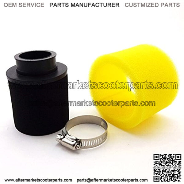 Yellow Foam 38mm Air Filter Cleaner For 110cc 125cc Motorcycle Pit Monkey Dirt Bike Go Kart Scooter Moped ATV Quad 4 Wheeler - Image 4