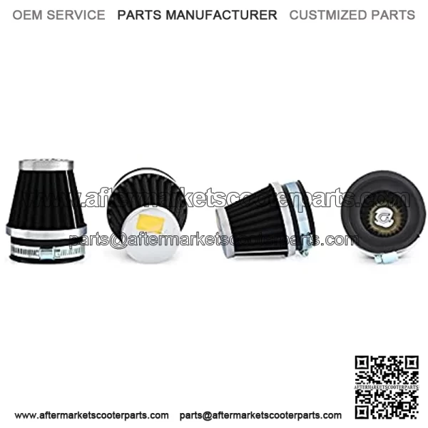 OXMART Motorcycle Air Filter 4pcs Universal Air Pod Filters for Honda Yamaha Suzuki Kawasaki ATV Scooter (54mm) - Image 3