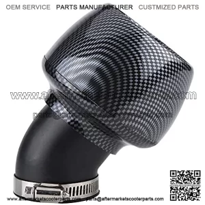 Motorcycle 35mm Air Filter Carbon Fiber Universal Air Filter Cleaner for 150cc 200cc 250cc Scooter Motorcycle ATV Pocket Bike
