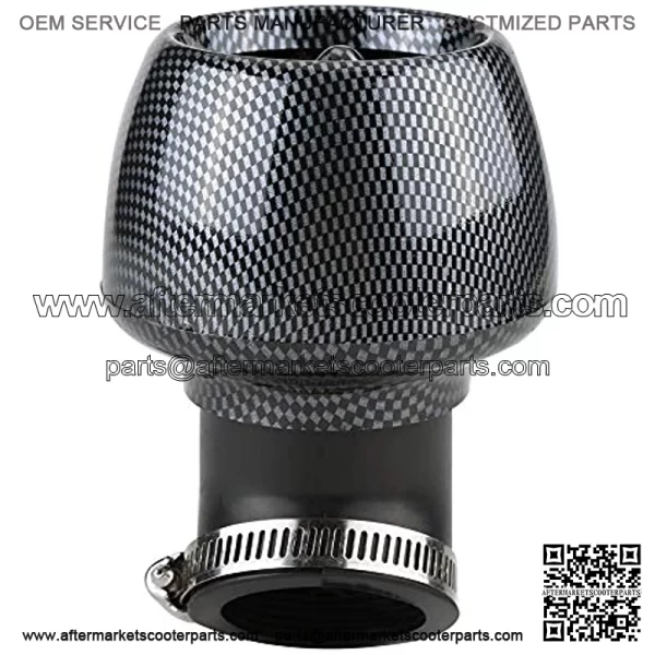 Motorcycle 35mm Air Filter Carbon Fiber Universal Air Filter Cleaner for 150cc 200cc 250cc Scooter Motorcycle ATV Pocket Bike - Image 2