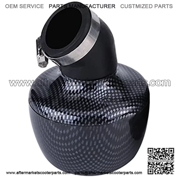 Motorcycle 35mm Air Filter Carbon Fiber Universal Air Filter Cleaner for 150cc 200cc 250cc Scooter Motorcycle ATV Pocket Bike - Image 4
