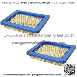 Pack of 2 Air Filter Compatible with Honda 17211-ZL8-003 / Briggs 491588 491588S 399959