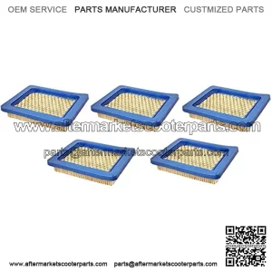 Pack of 5 Air Filter Compatible with Parts Honda 17211-ZL8-003 / Briggs 491588 491588S 399959